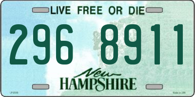 NH license plate 2968911