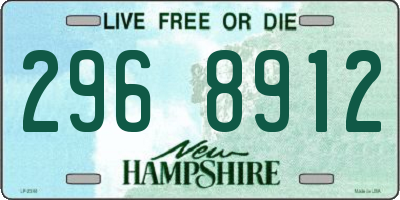 NH license plate 2968912