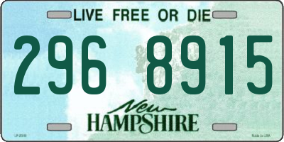 NH license plate 2968915