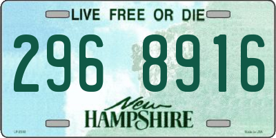 NH license plate 2968916