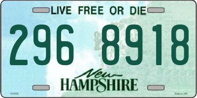 NH license plate 2968918