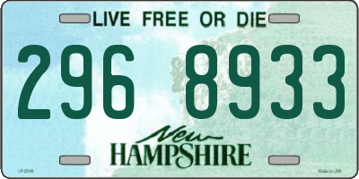 NH license plate 2968933