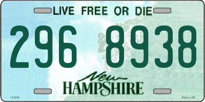 NH license plate 2968938
