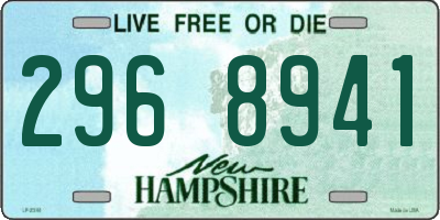 NH license plate 2968941