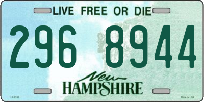 NH license plate 2968944