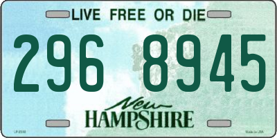 NH license plate 2968945