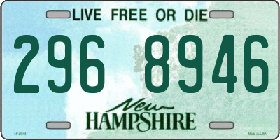 NH license plate 2968946