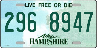 NH license plate 2968947