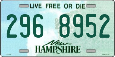 NH license plate 2968952