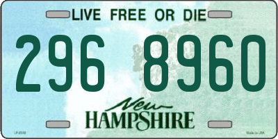 NH license plate 2968960