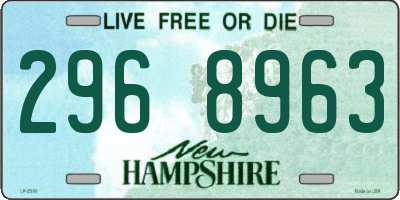 NH license plate 2968963