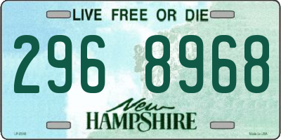 NH license plate 2968968