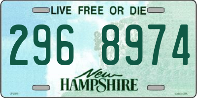 NH license plate 2968974