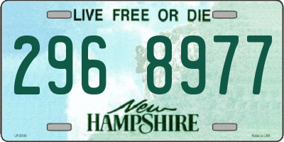 NH license plate 2968977
