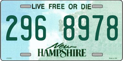 NH license plate 2968978