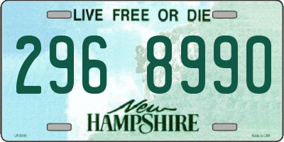 NH license plate 2968990