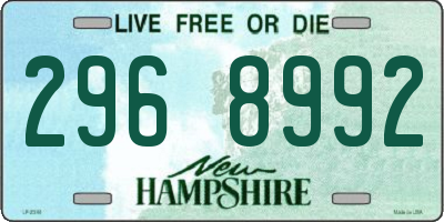 NH license plate 2968992