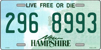 NH license plate 2968993