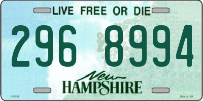 NH license plate 2968994