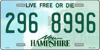 NH license plate 2968996