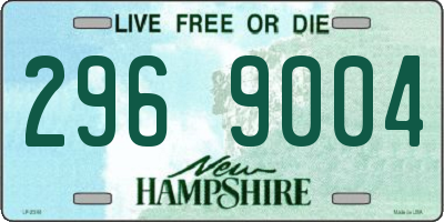 NH license plate 2969004