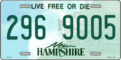 NH license plate 2969005