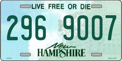 NH license plate 2969007
