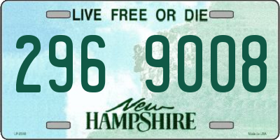 NH license plate 2969008