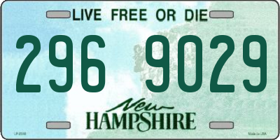 NH license plate 2969029