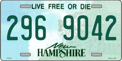 NH license plate 2969042