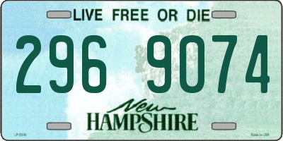 NH license plate 2969074