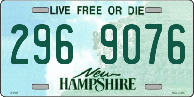 NH license plate 2969076