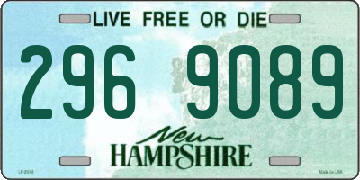 NH license plate 2969089