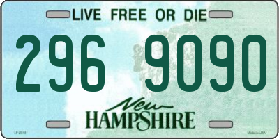 NH license plate 2969090