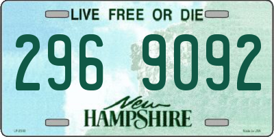 NH license plate 2969092