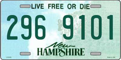 NH license plate 2969101