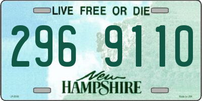 NH license plate 2969110