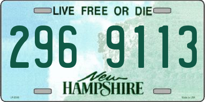 NH license plate 2969113