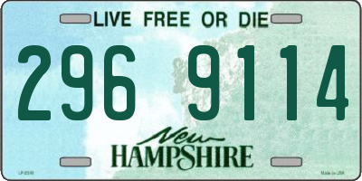 NH license plate 2969114
