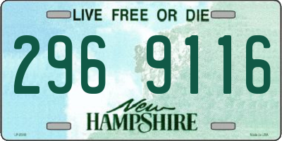 NH license plate 2969116