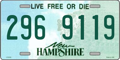 NH license plate 2969119