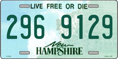 NH license plate 2969129