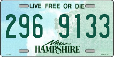 NH license plate 2969133
