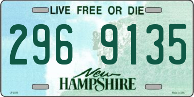 NH license plate 2969135