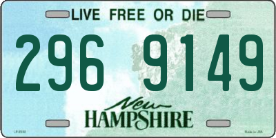 NH license plate 2969149
