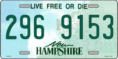 NH license plate 2969153