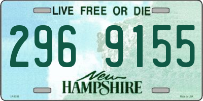 NH license plate 2969155