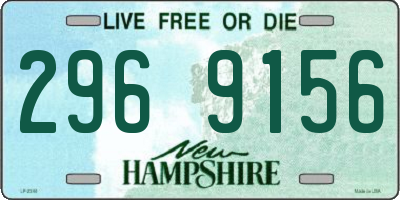 NH license plate 2969156