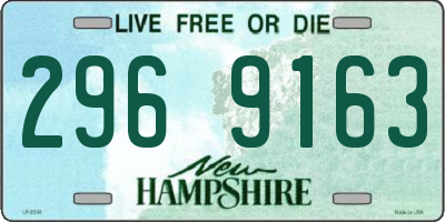 NH license plate 2969163