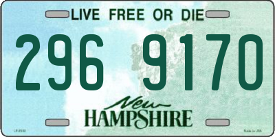 NH license plate 2969170